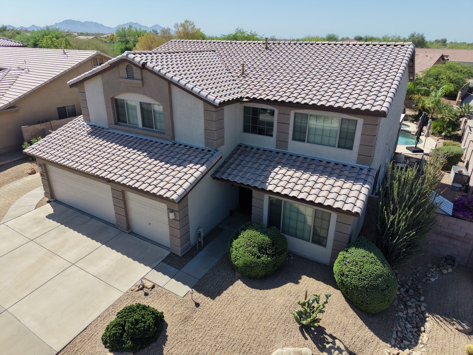 Tile Roof on a Two-Story Home photo 7