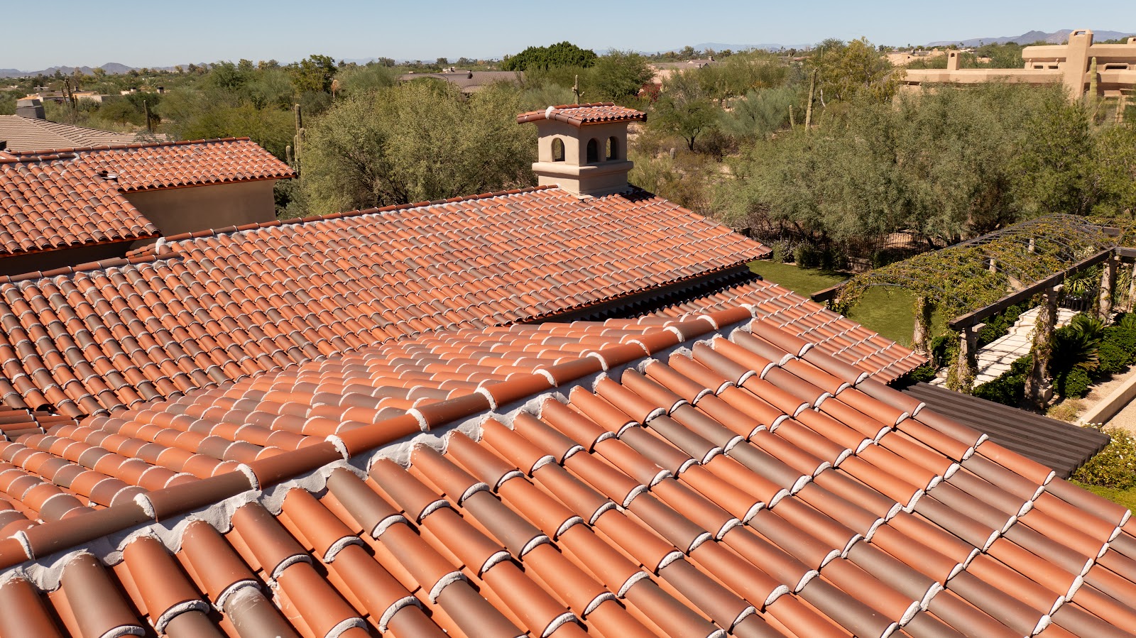 Clay Tile Roof with Mountain Views photo 6