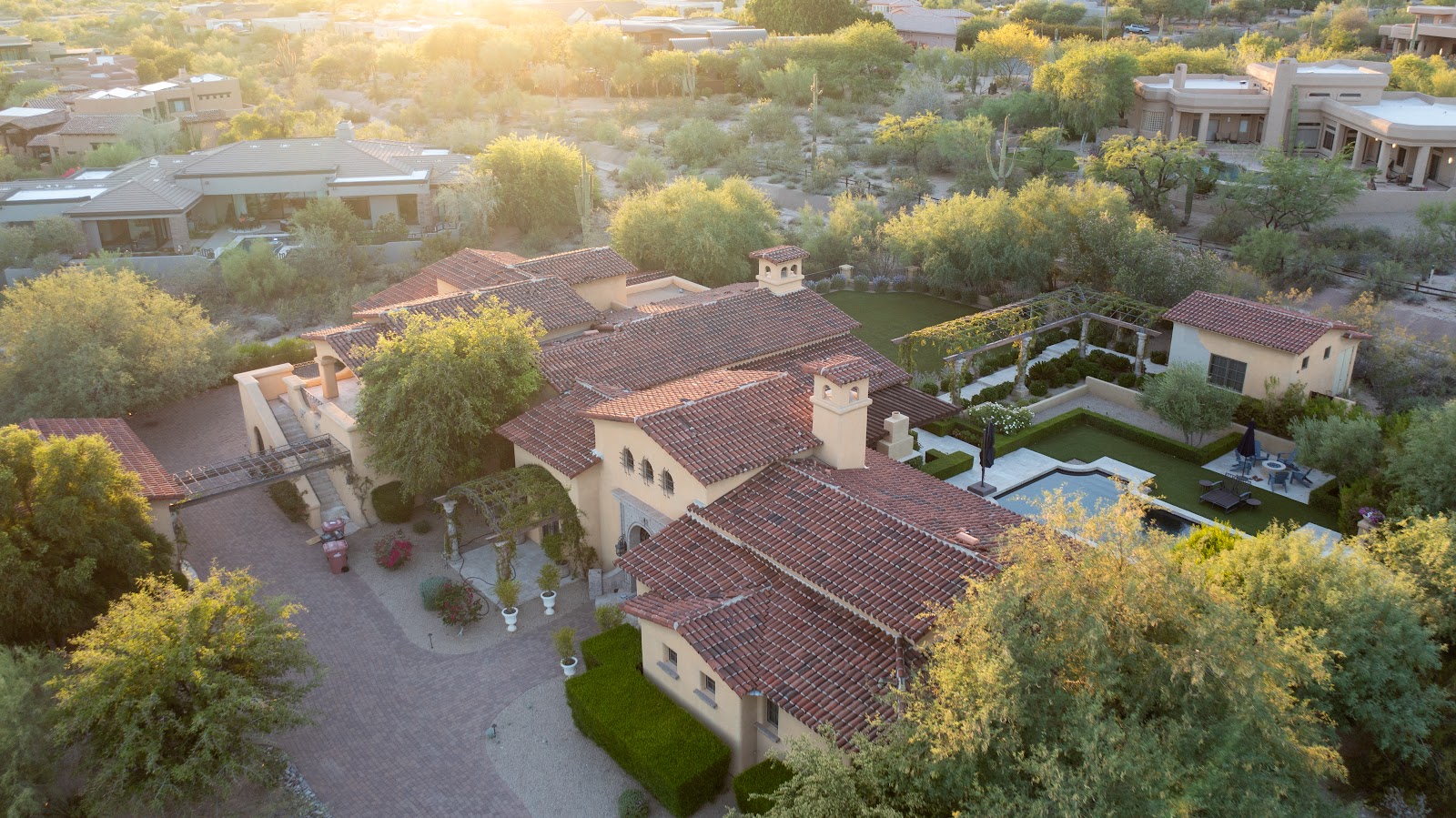Clay Tile Roof on a Mediterranean-Style Home photo 7