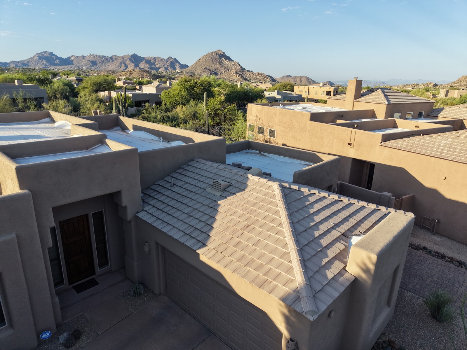 Tile Underlayment Replacement and Flat Roof Re-coat photo 2