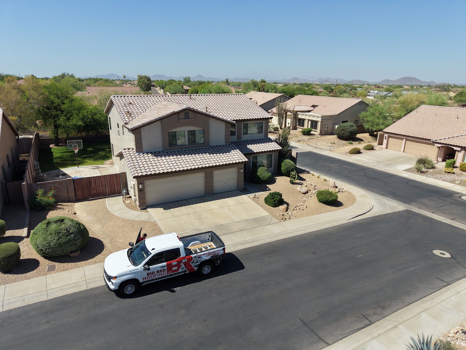 Tile Roof on a Two-Story Home photo 3
