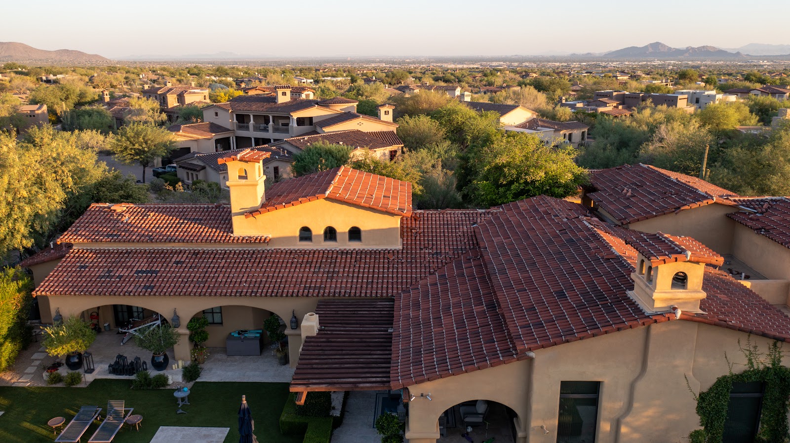 Clay Tile Roof on a Mediterranean-Style Home photo 4
