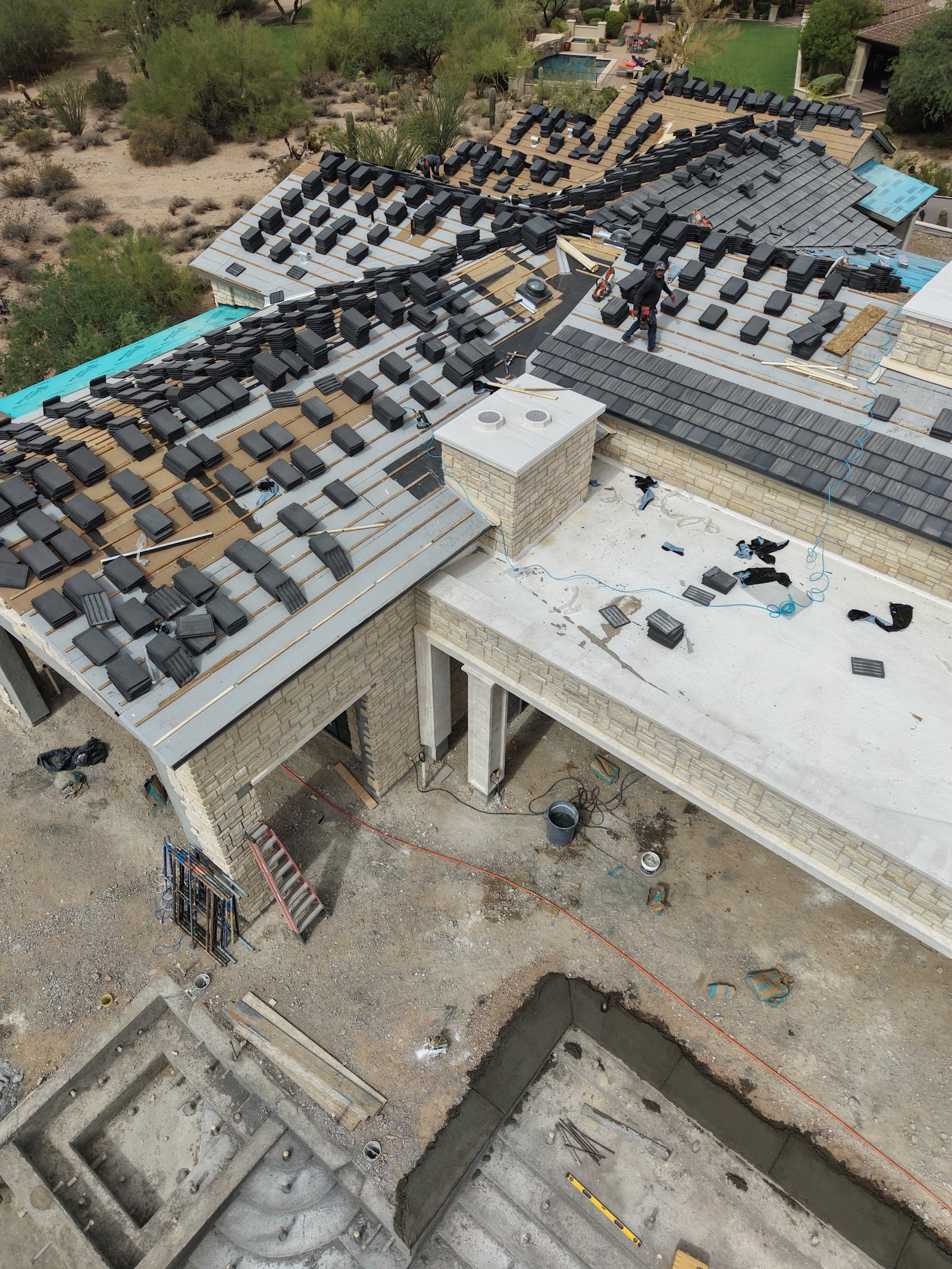 New Construction Tile Roof Installation photo 5