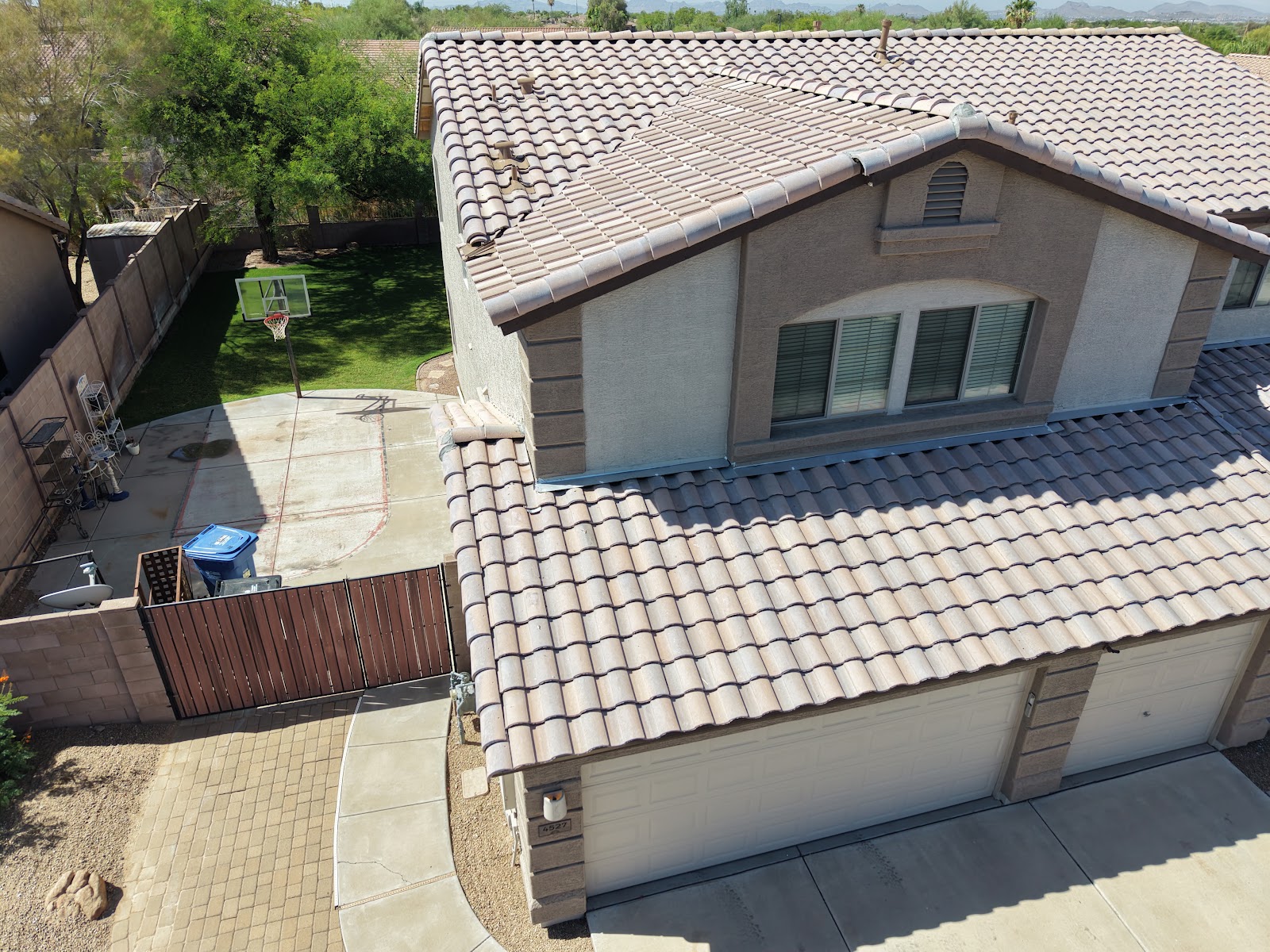 Tile Roof on a Two-Story Home photo 1