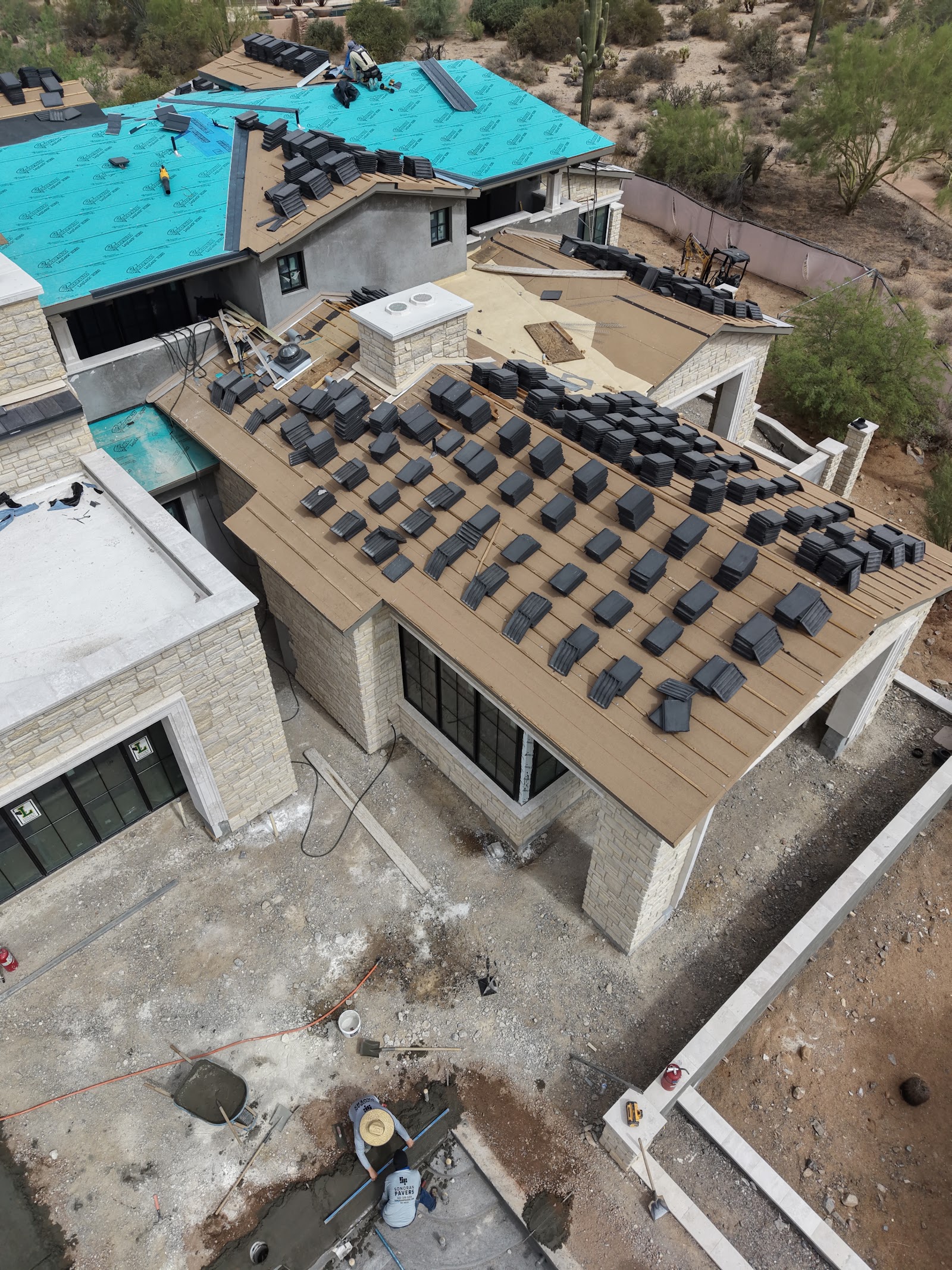 New Construction Tile Roof Installation photo 6