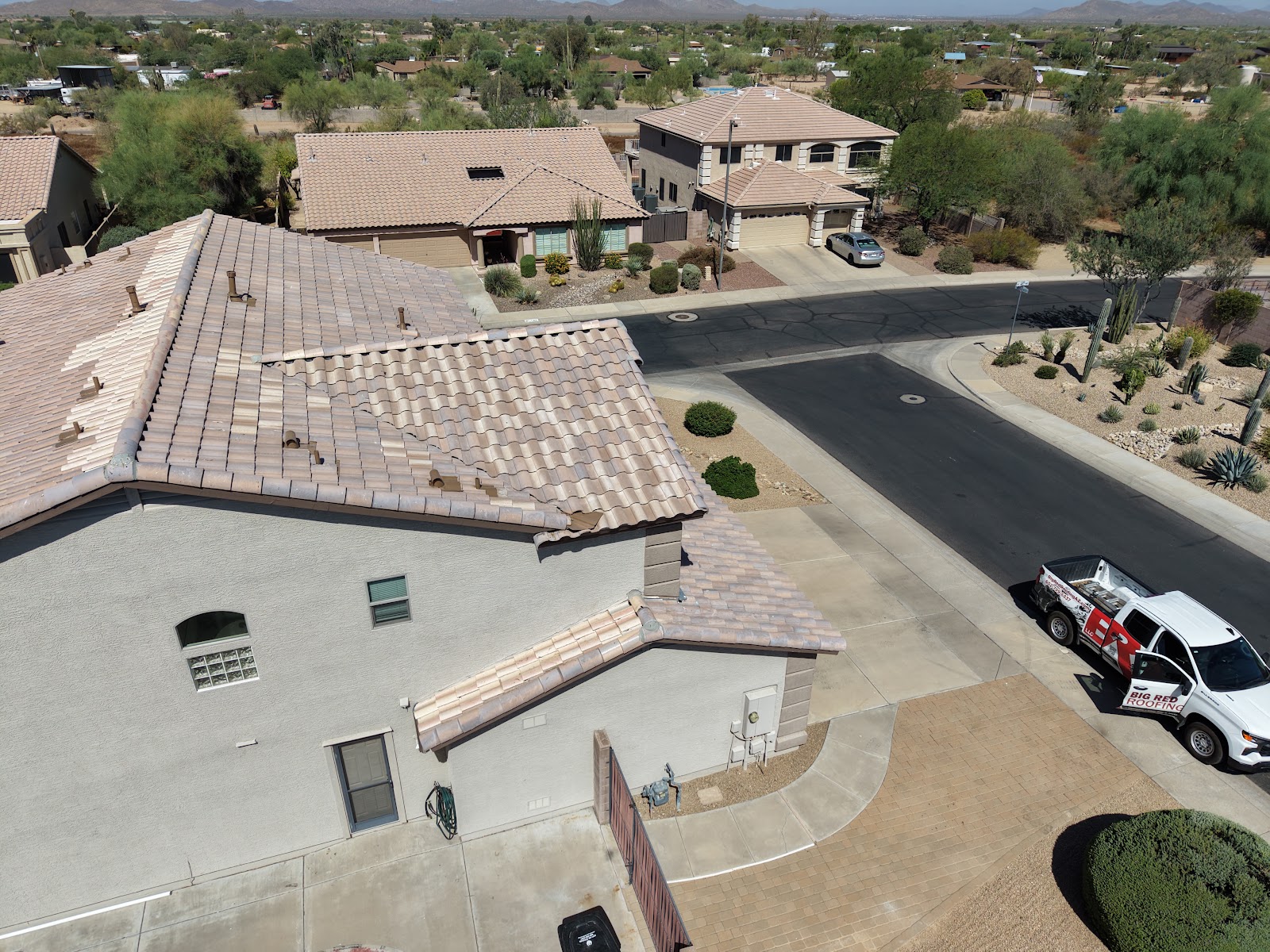 Tile Roof on a Two-Story Home photo 4