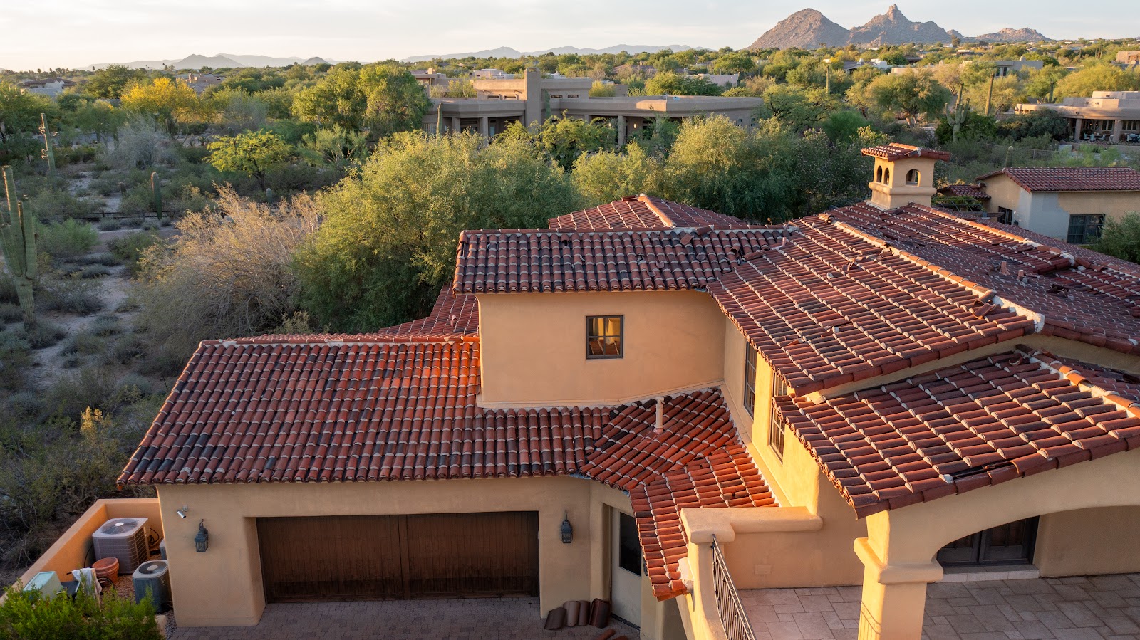 Clay Tile Roof on a Mediterranean-Style Home photo 6