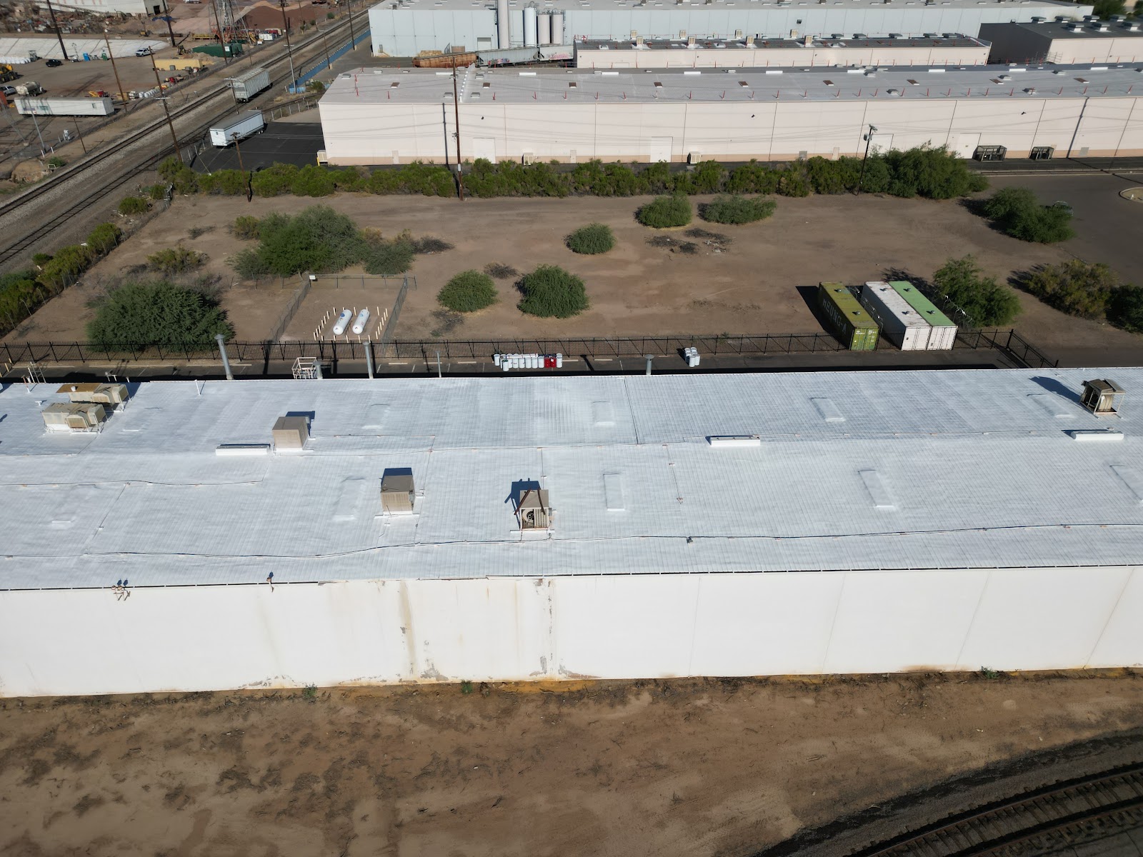 Spray Foam on a Commercial Metal Roof photo 1
