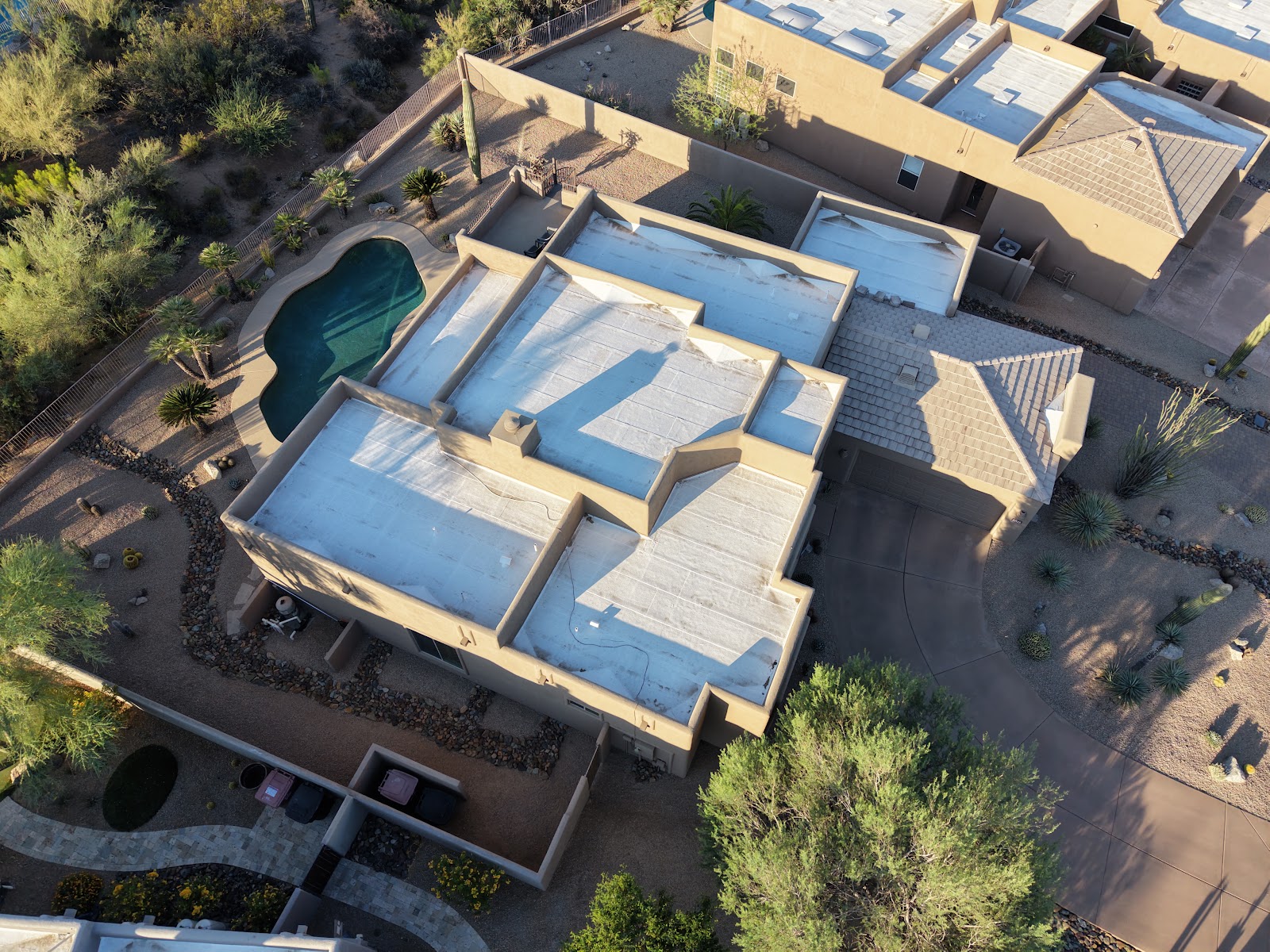 Tile Underlayment Replacement and Flat Roof Re-coat photo 7