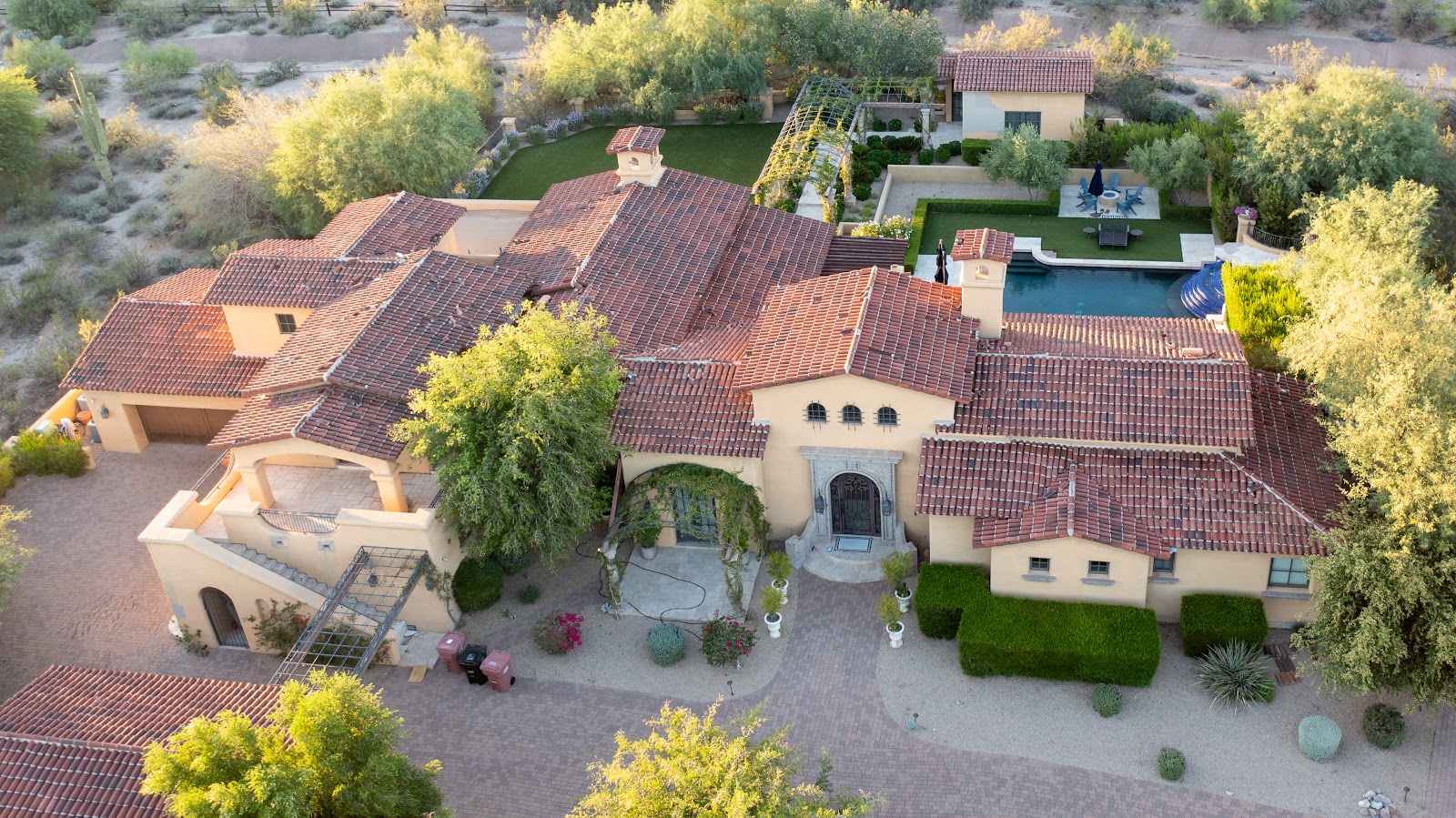 Clay Tile Roof on a Mediterranean-Style Home photo 1