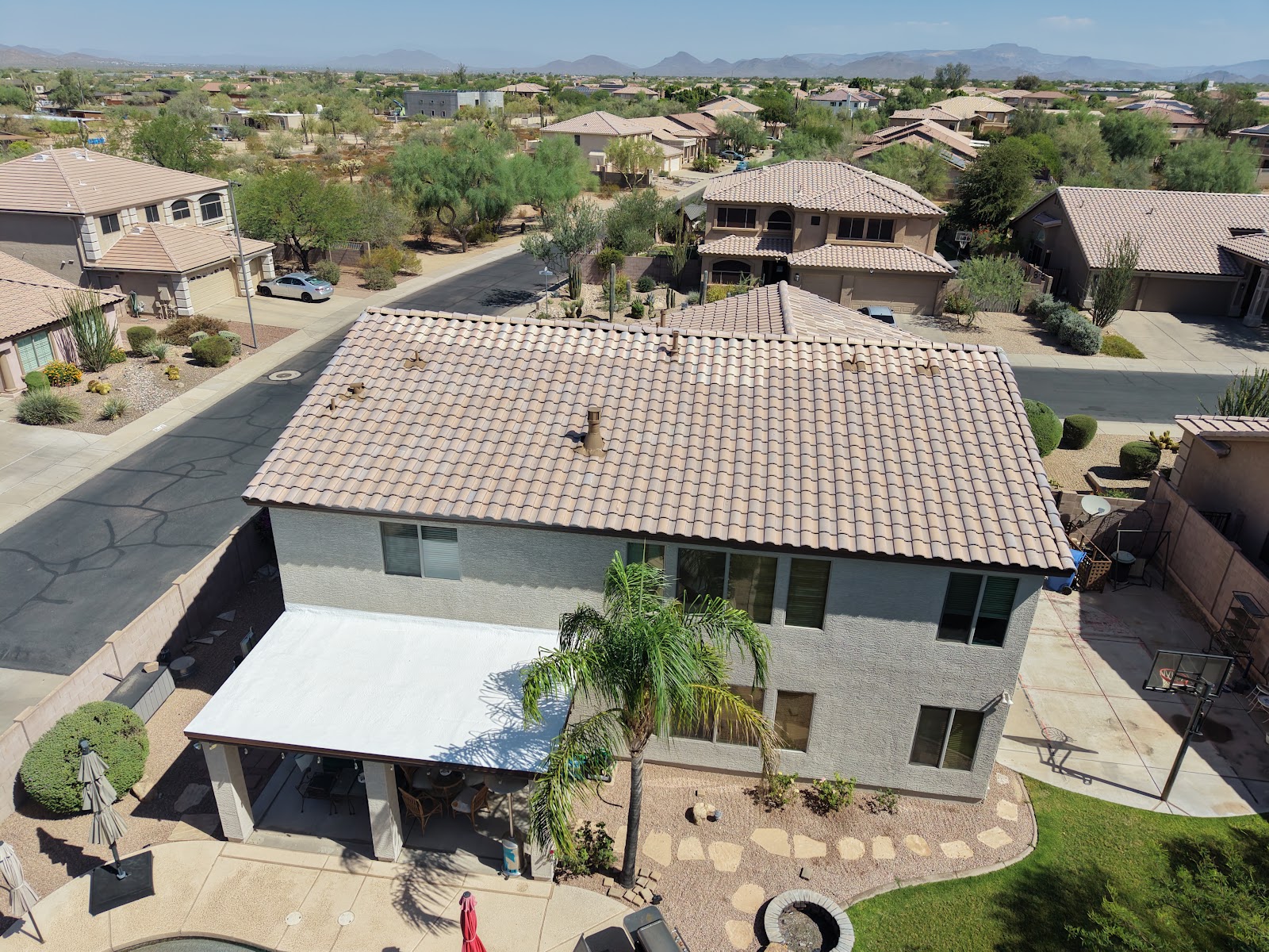 Tile Roof on a Two-Story Home photo 6