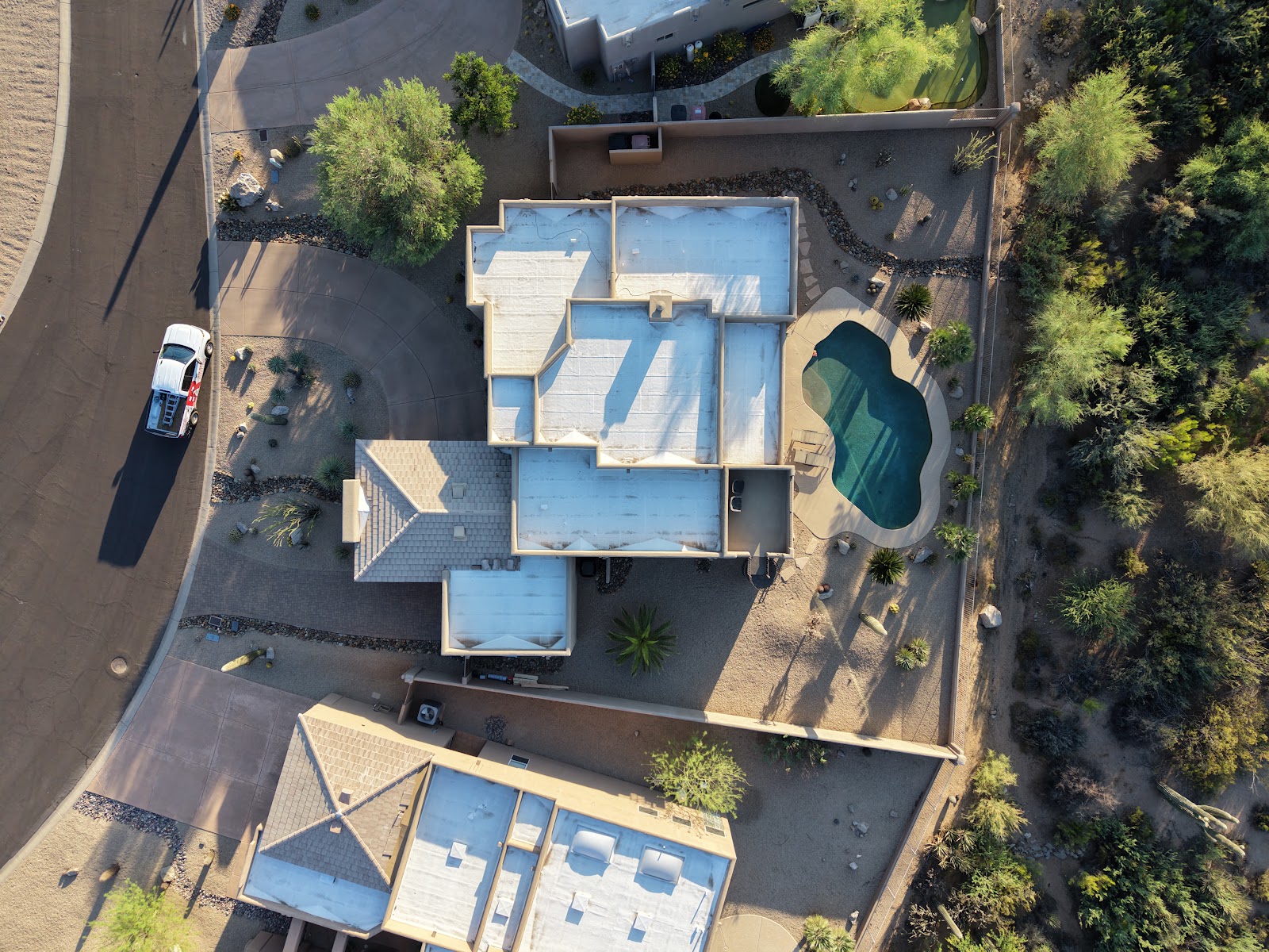 Tile Underlayment Replacement and Flat Roof Re-coat photo 5