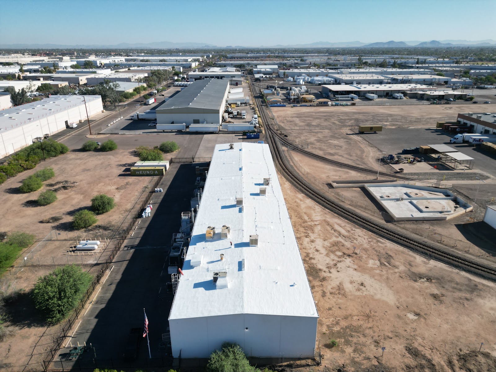 Spray Foam on a Commercial Metal Roof photo 6