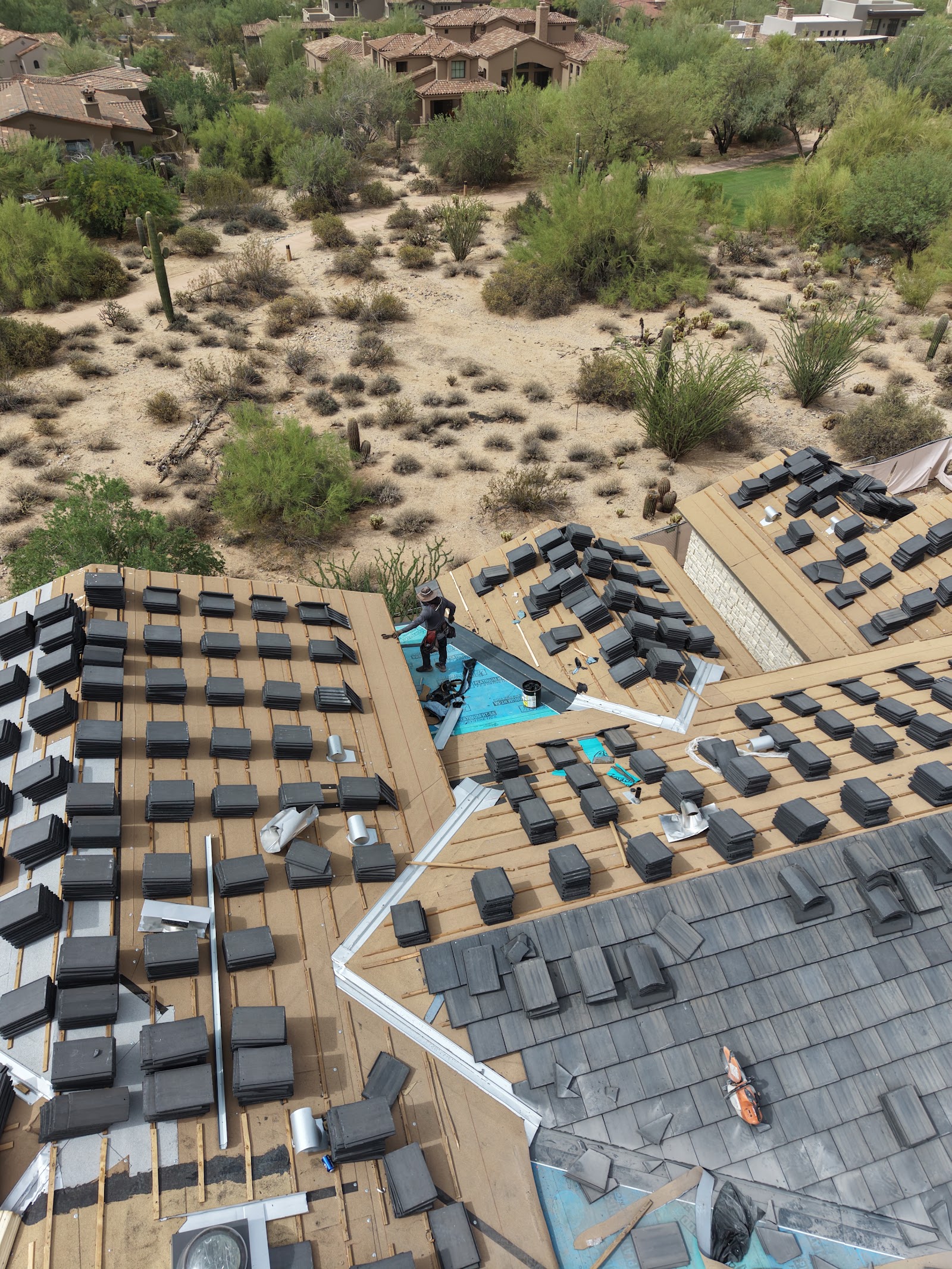 New Construction Tile Roof Installation photo 3