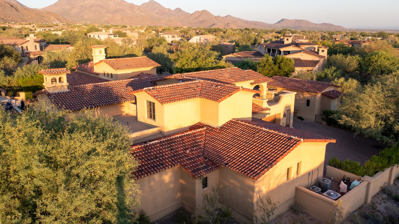 Clay Tile Roof on a Mediterranean-Style Home photo 5