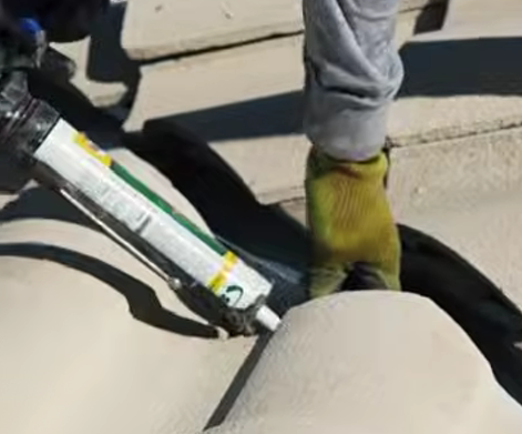 Why We Glue Ridge Caps On Tile Roofs